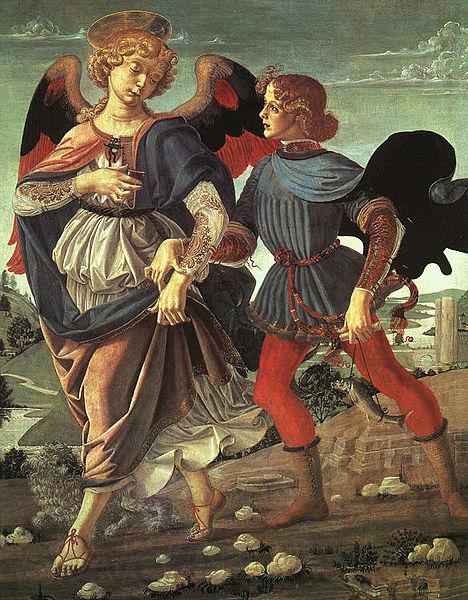 Andrea del Verrocchio Tobias und der Engel